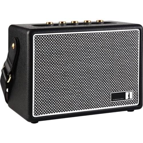 BT Portable Speaker Wooden Super Quality Outdoor karaoke Wireless Speaker with rechargeable battery USB Player