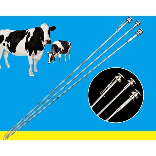 1PCS cattel cow 0.25ml 0.5ml universal artificial insemination semen deposition catcher stainless steel lock pasture ranch