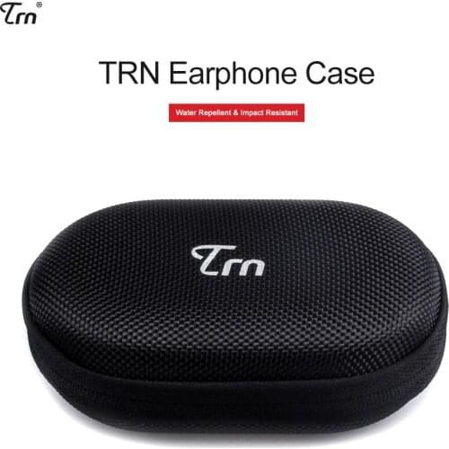 TRN Earphone Case Portable Storage Bag For Earphones High And Headset Ear Box Earphone Accessories For X6 V9 V8 AS10 Earphone
