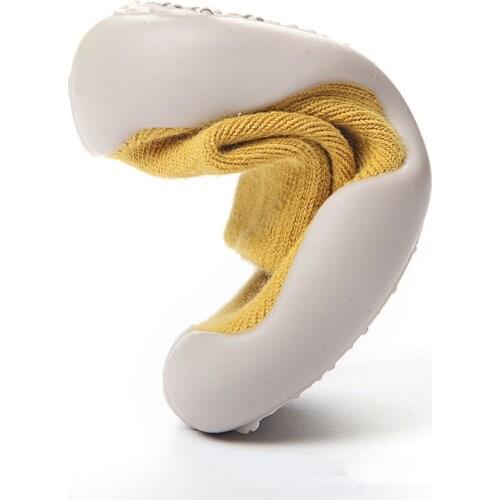 Baby First Shoes Mixed Colors Unisex Walker Boys Girls Kids Rubber Soft Sole Floor Shoes Knit Booties Anti-Slip