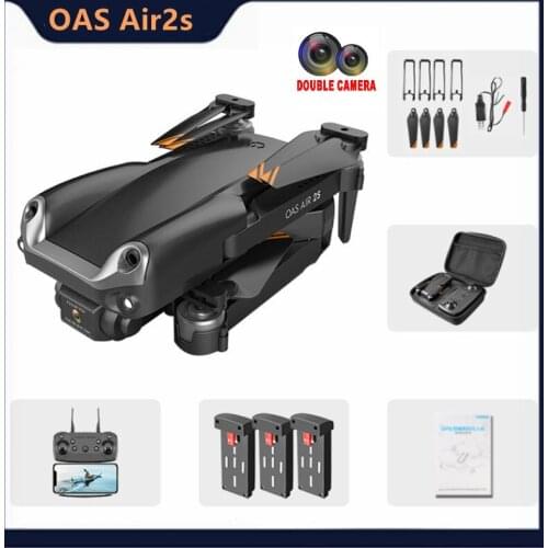 Mini Drone Quadcopter Headless Mode Quadrotor With 4K HD Camera Wifi Dron Helicopter Toys OAS Air2s Camera Drones