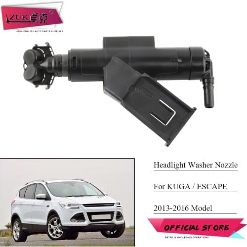 ZUK Headlight Headlamp Washer Nozzle For Ford KUGA 2013 2014 2015 2016 Head Light Cleaning Water Spray Jet