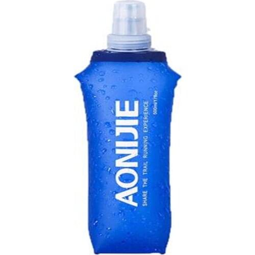 Hot Sale Sports Soft Water Bottle Portable Foldable Water Bottle Outdoor Running Cross-Country Plastic Soft Water Bag