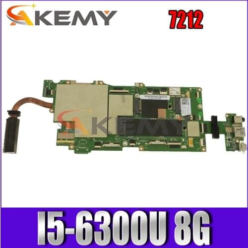 I5-6300U 8G For DELL12 Rugged 7212 Motherboard TW-040Y7G 040Y7G 40Y7G Mainboard 100%Tested