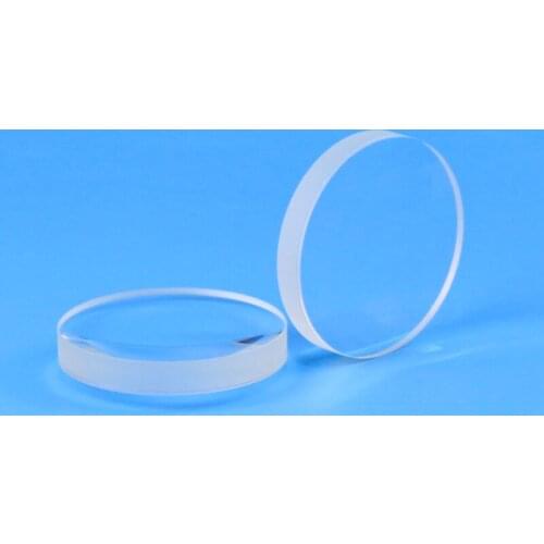Quartz material 10mm diameter plano-convex lens high precision focusing condenser pure white glass