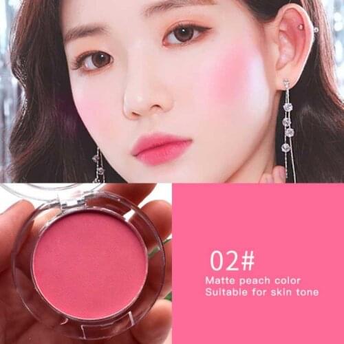 LAMEILA 6 Colors Matte Blush Pallete Face Mineral Pigment Cheek Blusher Powder Face Makeup Contour Long-lasting Eyeshadow TSLM2