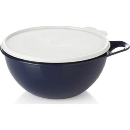 Tupperware Mixing Series Storage and Preparation Vessel 2.75 lt, Maximilian Mixing Bowl, Navy, Maxima Jumbo Bowl, salad Bar