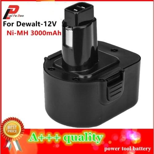 Ni-MH 3.0Ah Replacement Power Tool Battery For Dewalt 12V 3000mah DE9074 DC9071 DE9037 DE9071 DE9074 DE9075 DW9071 DW9072 DW9074