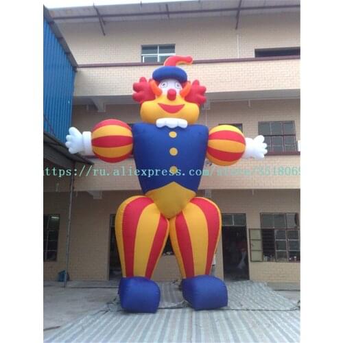 Sell 6 m high Oxford cloth for wacky funny clown characters, cartoon clown models, for commercial display or otherwise