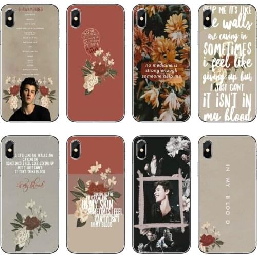 Shawn Mendes In my blood For LG G5 G6 G7 Q6 Q7 Q8 Q9 V30 X Power 2 3 Nokia 6 7 8 9 For OnePlus 3T 5T 6T cover case