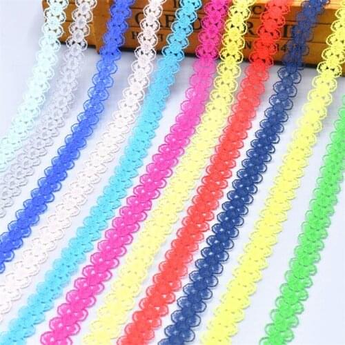 1.5cm width flowers mesh Lace Ribbons organza Fabric Dress Garments hair Accessories GH145