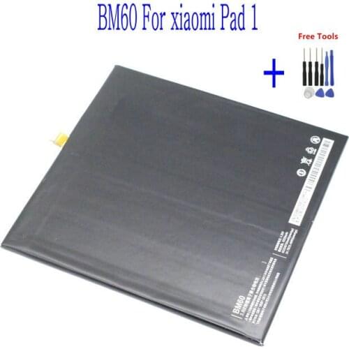 1x New High Quality 6700mAh BM60 Battery For Xiaomi Pad 1 Mipad 1 A0101 Batterie Bateria Batterij Accumulator + Repair Tools kit