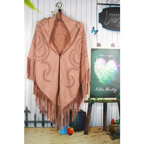 2019 H80&S90 Women Pashmina Beach Wear Clothes Shawl Wrap Fashion Gifts for Ladies Summer Scarves Pashminas Suede Tassel Style