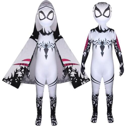 2020 Halloween Costumes for Children Zentai Kids Spider Cosplay Costume Peter Parker spider cosplay Christmas Costume