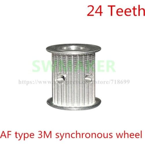 3D printer accessories, HTD3M synchronous pulley, 3M synchronous pulley, AF type 24 teeth