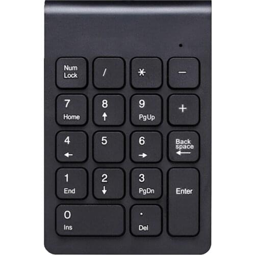 Wireless 18Key Digital Keyboard Number Pad Numeric Keypad 1pcs