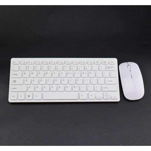 Wireless 2.4GHz Mini Keyboard Ultra-Thin Mouse Mice Set for Desktop Laptop