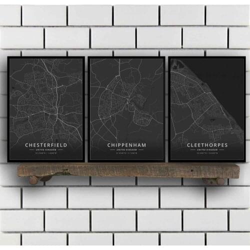 Chesterfield Chippenham Cleethorpes Colchester Coventry Derby Dundee Edinburgh Exeter Exmouth United Kingdom Poster