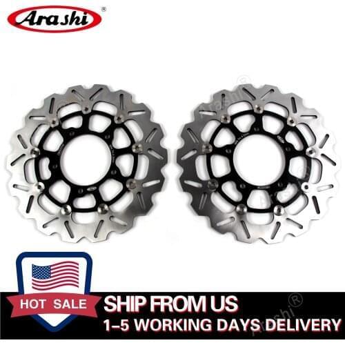 ARASHI GSX R 600 750 1000 Front Brake Disc CNC Disks Rotors GSX600R GSX750R 2006 2007 / GSXR1000 GSX-R1000 2005 - 2008
