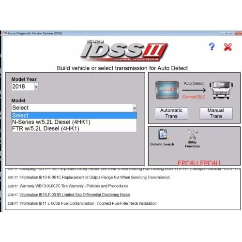 For Isuzu IDSS II 2018 - Isuzu Diagnostic Service System+license for many PC