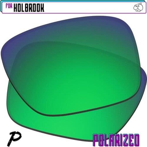 EZReplace Polarized Replacement Lenses for - Oakley Holbrook Sunglasses - Green P