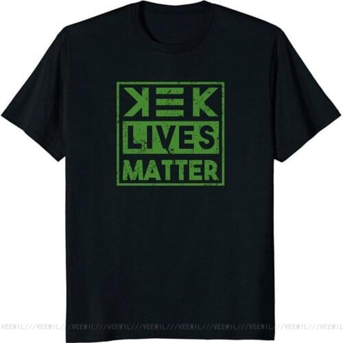 Kek Lives Matter Funny Dank Meme T Shirt Summer Short Sleeves Fashion Funny Design T-Shirt Fast Shipping