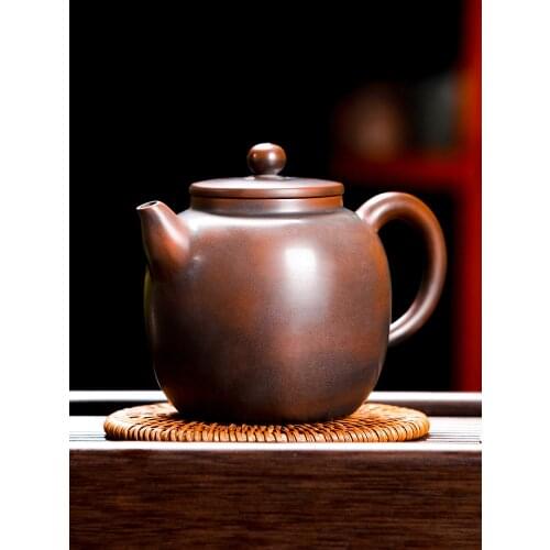 Pottery pot handmade Pu'er tea bubble with purple sand tea set