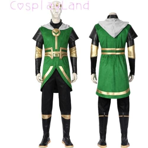 TV Halloween Cosplay Kid Loki Costume Children Superhero Suit Young Prince Outfit Coat Pants Boots
