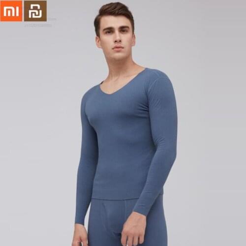 Xiaomi youpin warm suit moisture absorption active heating underwear mens winter autumn clothes long pants smart home