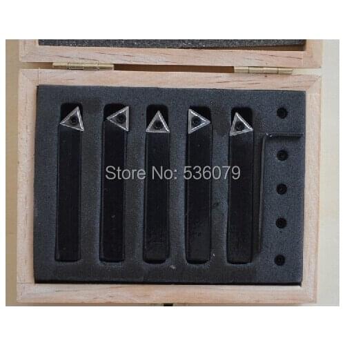 Shank size 12mm, 5pcs indexable carbide cutting tool set