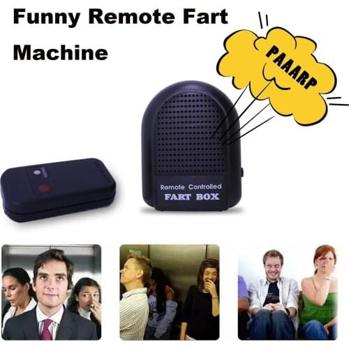 New Funny Tricky Toys Remote Control Fart Box Electronic Magnetic Simulated Farting Sounds Bomb Bags Farting Machine Prank Toys