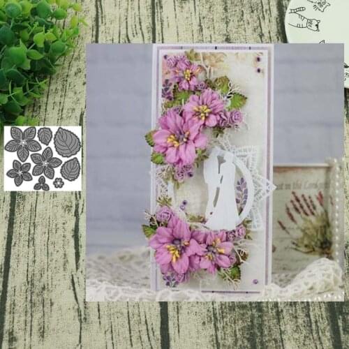 New Design Metal Cutting Dies cut die flower NO.2 decoration Scrapbooking Album Paper DIY Card Craft Die Cuts