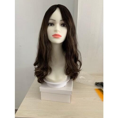 Layer Tsingtaowigs Custom made European virgin hair unprocessed hair wavy jewish wig Best Sheitels wigs free shipping