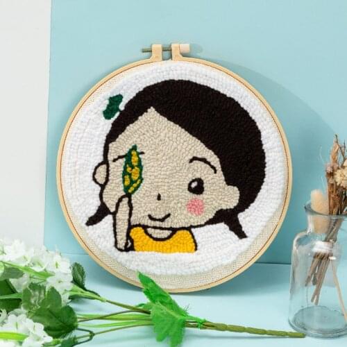 Punch Needle Pen Magic Embroidery cross stitch kits embroidery needlework sets fabric DIY Crafts Sewing Accessories tools frame