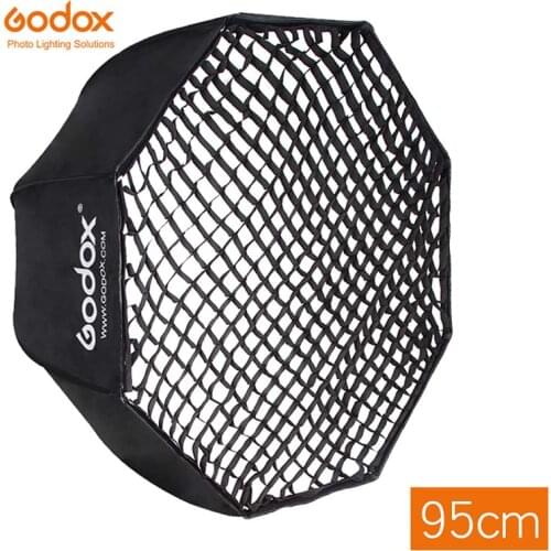 Godox Portable 95cm 37.5" Honeycomb Grid Umbrella Softbox Photo Softbox Reflector Softbox for Godox Yongnuo Flash Speedlight