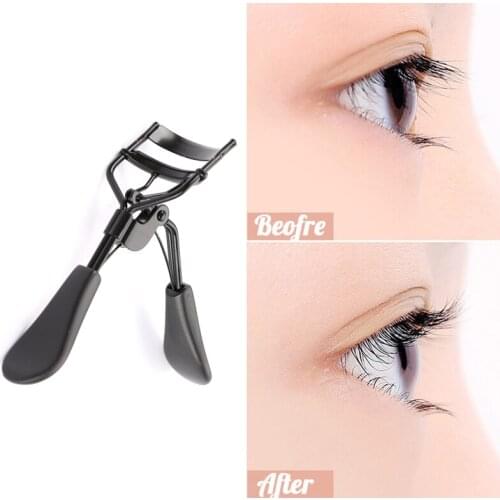 Eyelash Curler Tweezers Curved Handle Does Not Hurt Eyelash Long-Lasting Curling New