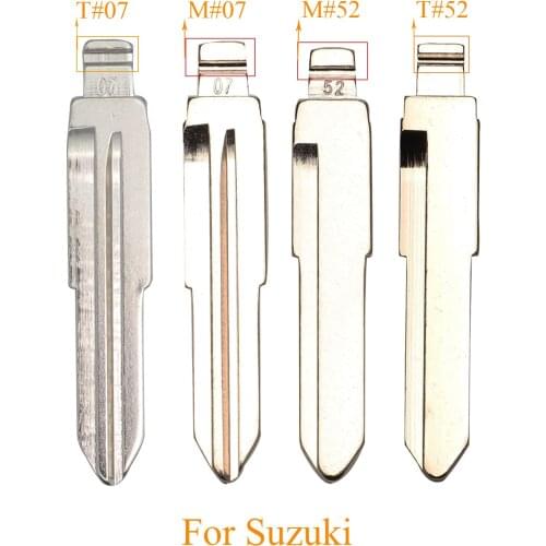 Kutery #07 #52 Replacement Remote Car Key Blade For Suzuki Swift Uncut Key Blank