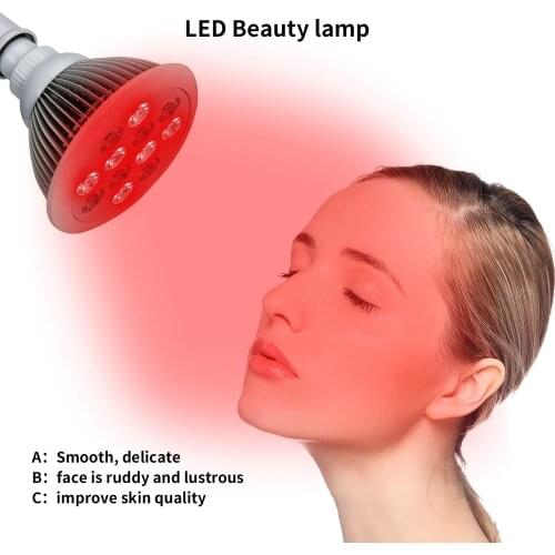 36W Red Infrared Light Therapy Lamp Heating Light With Clamp Back Shoulder Neck Pain Relief Health Care