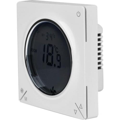LCD Thermostat 806F LCD Air Conditioning Fan Coil Central Thermostat Cooling Heating Room Temperature Controller