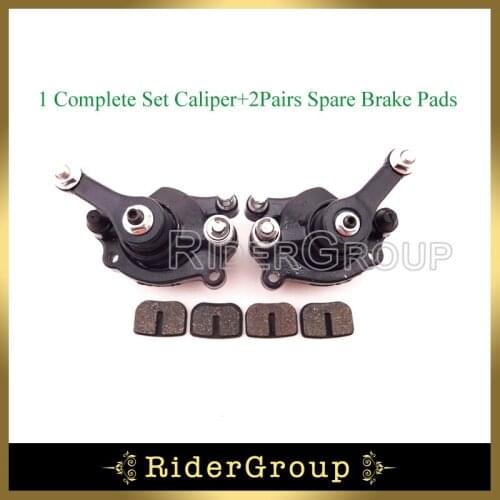 43cc 47cc 49cc Minimoto Front Rear Disc Brake Caliper Pads For Chinese Kids ATV Quad 4 Wheeler Dirt Bike Gas Scooter Mini Moto
