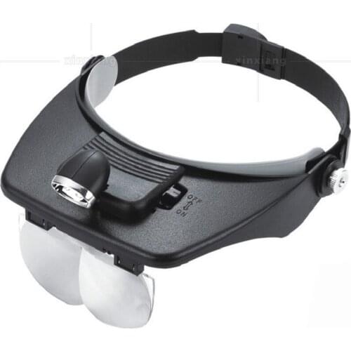 XinXiang Head Wearing Magnifier 1.2x 1.8x 2.5x 3.5x Lens Magnifying Glass Jewelry Repair Reading Watchmaker glasses Magnifier