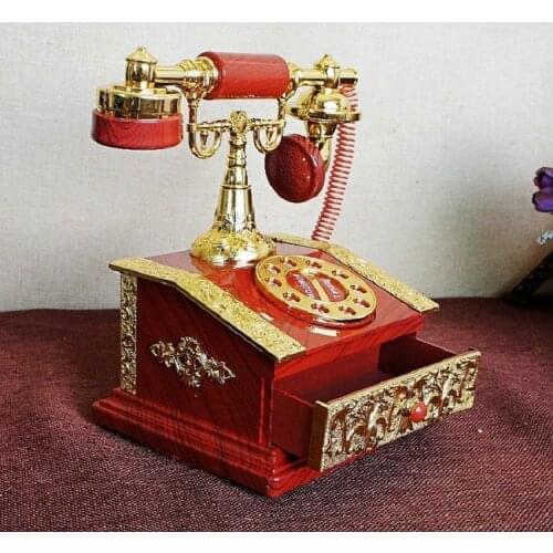 Vintage Music Box Engraved Wooden Music Box Hand Crank Sewing Machine Interesting Kids Christmas Gift Home Ornaments Crafts