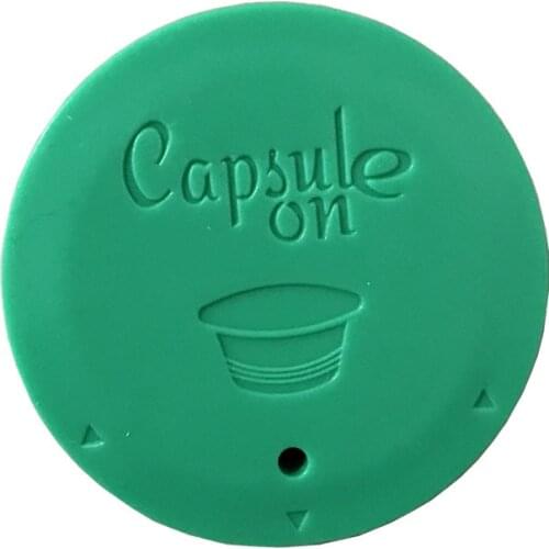 Capsulone green silicone lid fit for dolce gusto capsule coffee machine maker