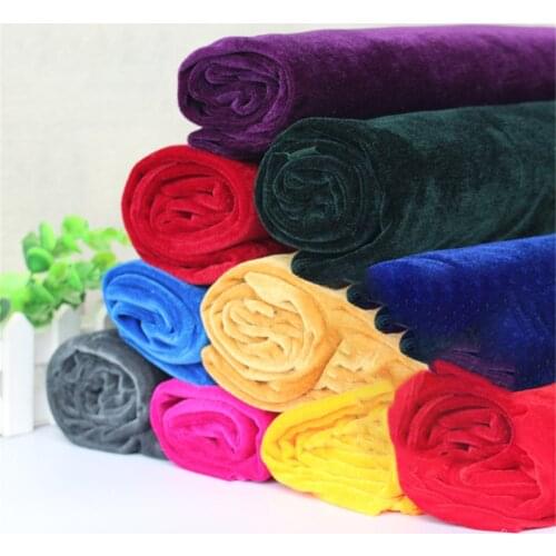 Gold Velvet Fabric Single-Sided Velvet Fabric Dense Velvet Fabric Stage Backdrop Cloth Toy Flannel Extra-Thick