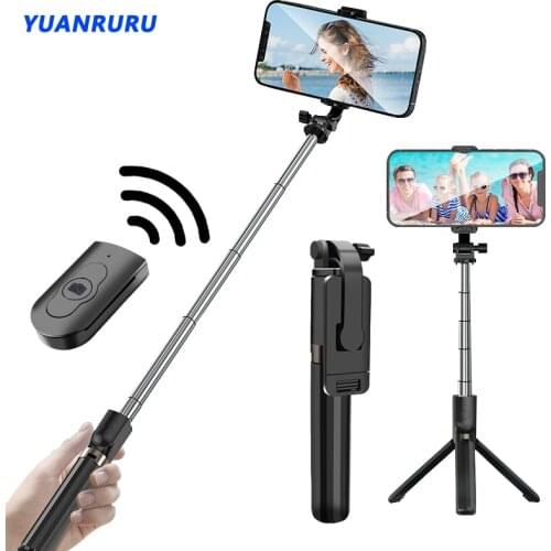 3 In 1 Wireless Bluetooth Selfie Stick Universal Horizontal and Vertical Tripod Selfie Stick Mobile Phone Bracket Photograph