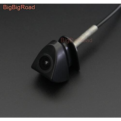 BigBigRoad CCD Car Front View Logo Camera For Toyota Prado Highlander Camry Corolla Yaris VIZI REIZ Verso TUNDRA Land Cruiser