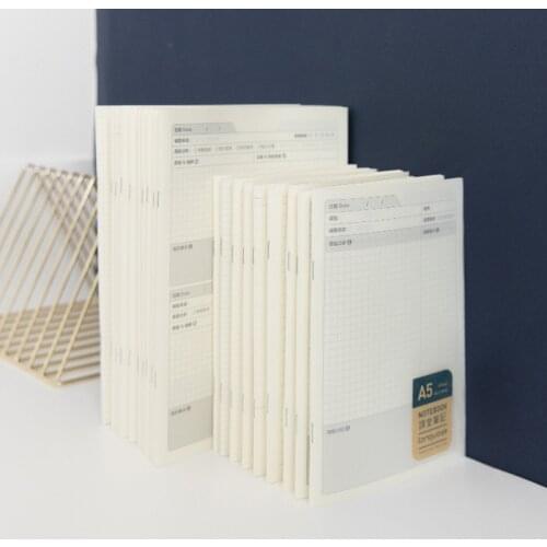 SKYSONIC A5/B5 PP Cover Line Grid Dot Connell Blank Notebook Journal Agenda Hand-copied Book Monthly Planner Kawaii Stationery