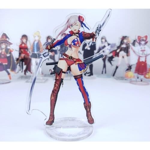 Fate/Grand Order Altria Saber Okita Souji Jeanne d'Arc Alter Acrylic Stand Figure Model Plate Toy Anime FGO Desk Decor Cosplay