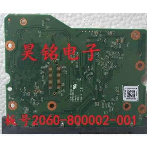 HDD PCB logic board printed circuit board 2060-800002-001 for WD 3.5 SATA hard drive repair data recovery