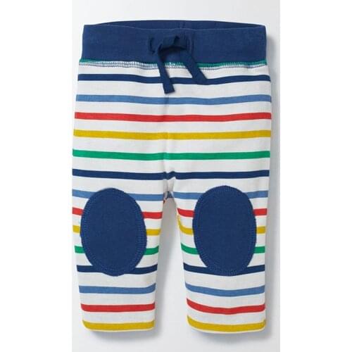 Jumping Meters Colored Stripes Boys Cotton Pants Children Trousers 2018 Autumn Winter Baby Clothes Sweaterpants Kids Leggings